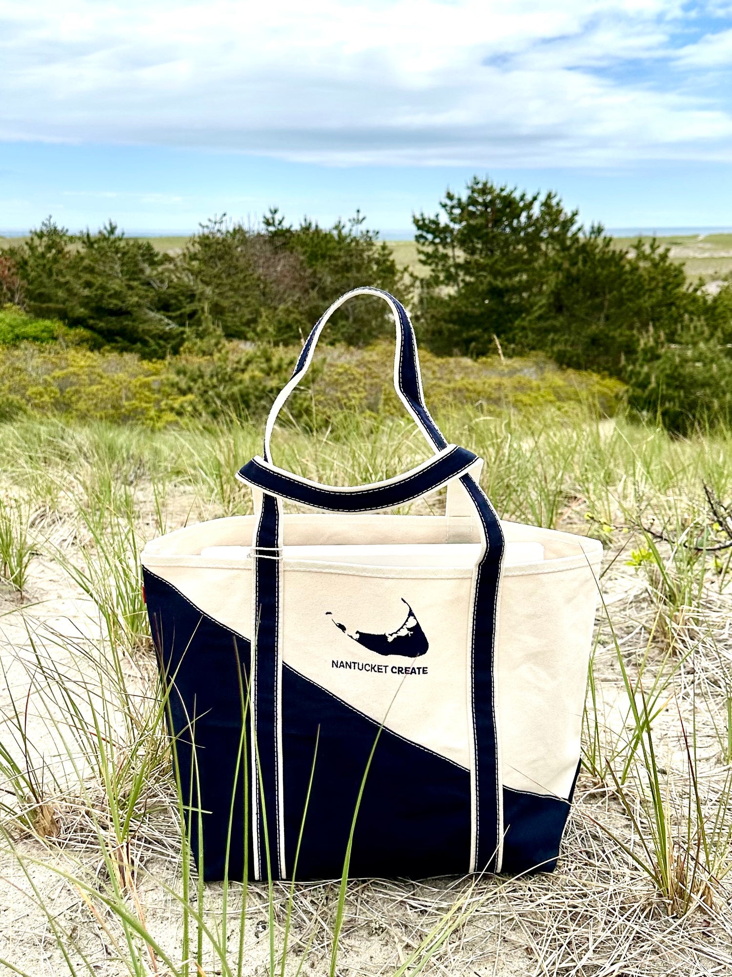 Nantucket Create Contemporary Tote Bag
